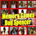 Memory games Bud Spencer Trova i personaggi dei film di Carlo Pedersoli. Divertente gioco per allenare la memoria, basato su uno degli attori più amati della storia del cinema.